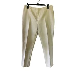 Chico’s So Slimming Ankle Pants – Beige Size 0.5 (US 6), Cotton Stretch Trousers